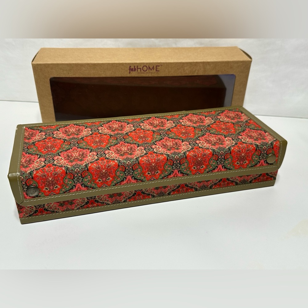 GW Fabhome Gulmohar India Jewellery Organiser /case /box Medium